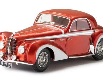 1947 Delahaye 135M 3-window coupe by Henri Chapron scale model in 1:43 scale by Esval Models - FREE SHIPPING