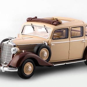 1936-40 Mercedes-Benz 260D W138 pullman landaulet (fully open) scale model in 1:43 scale by Esval Models - FREE SHIPPING