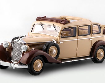 1936-40 Mercedes-Benz 260D W138 pullman landaulet (fully open) scale model in 1:43 scale by Esval Models - FREE SHIPPING