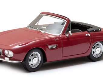 1963 OSCA 1600GT cabriolet (top down) by Fissore scale model in 1:43 scale by Esval Models - FREE SHIPPING