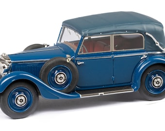 1933-36 Mercedes-Benz 290 W18 cabriolet D schaalmodel in schaal 1:43 door Esval Models - GRATIS VERZENDING