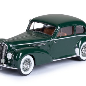 1947 Delahaye 135M 5-window coupe by Henri Chapron scale model in 1:43 scale by Esval Models - FREE SHIPPING