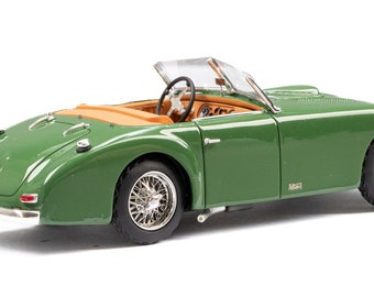 1953 Allard K3 Roadster top down red in 1:43 scale by Esval Models