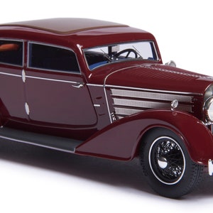 1932 Austro-Daimler ADR8 Alpine sedan schaalmodel in schaal 1:43 door Esval Models GRATIS VERZENDING afbeelding 2