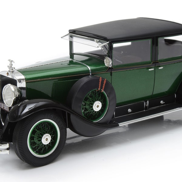 1928 Cadillac 341A Town Sedan Al Capone's personal armored car scale model in 1:18 scale by Esval Models - FREE SHIPPING