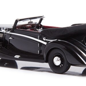 Esval EMGEMB436B – Maybach SW 38 Cabriolet Par Spohn 1938 Noir – Miniature 1/43 Neuve