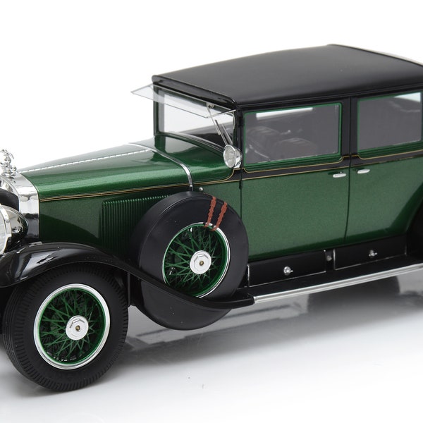 1928 Cadillac 341A Town Sedan Al Capone's personal armored car scale model in 1:24 scale by Esval Models - FREE SHIPPING