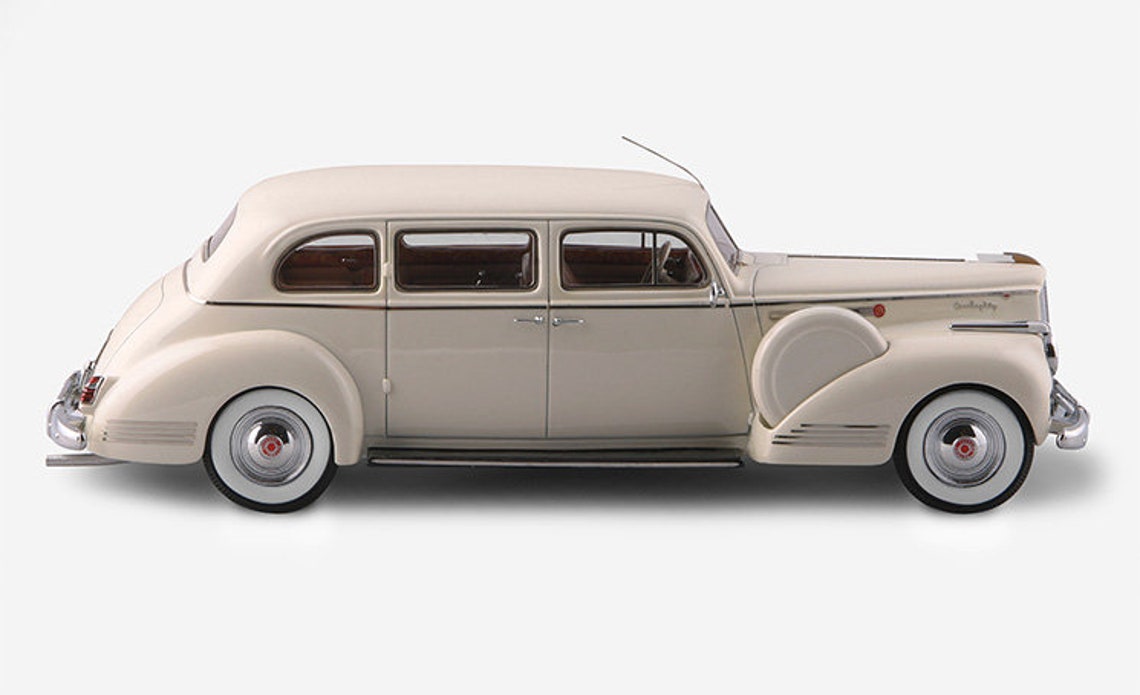 Dinky GB N°39A Packard Super 8 Limousine 1/43 - Verte - Repeinte