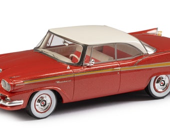 1958 Packard 58L 2-door hardtop scale model in 1:43 scale by Esval Models - FREE SHIPPING