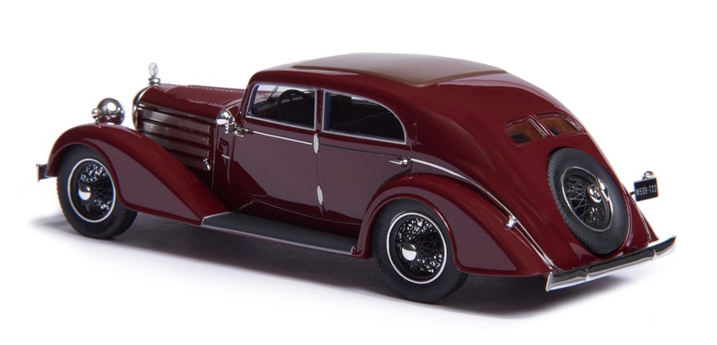 1932 Austro-Daimler ADR8 Alpine sedan scale model in 1:43 scale by Esval Models FREE SHIPPING image 3