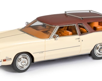 1972 Cadillac Eldorado 2 door station wagon scale model in 1:43 scale by Esval Models - FREE SHIPPING