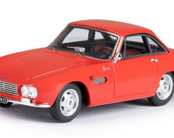 1963 OSCA 1600GT coupe by Fissore scale model in 1:43 scale by Esval Models - FREE SHIPPING