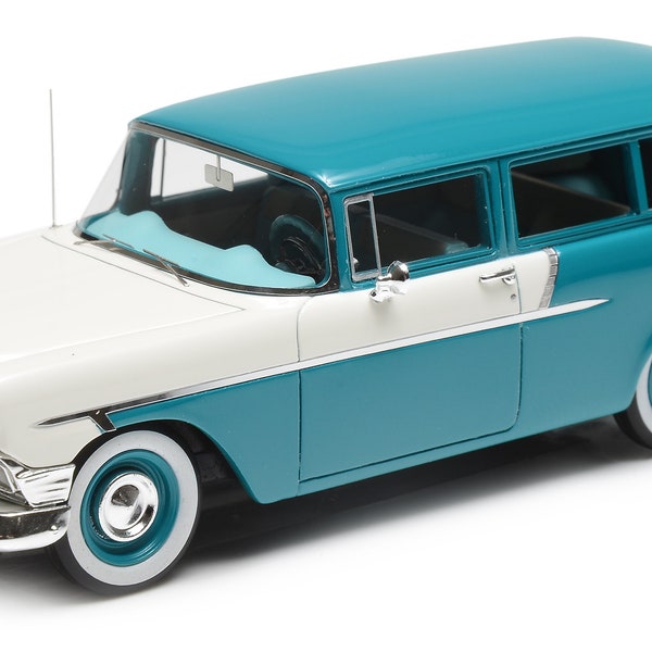 1956 Chevrolet 150 Handyman 2 door station wagon scale model in 1:43 scale by Esval Models - FREE SHIPPING