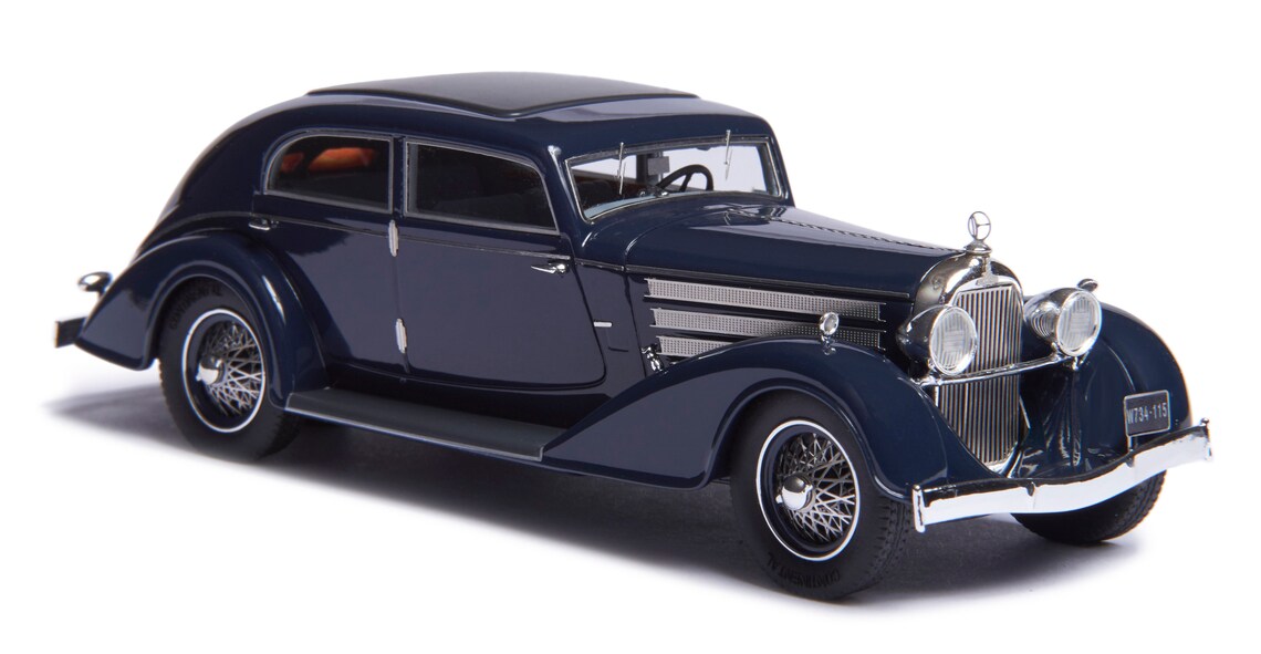 Miniature Esval 1/43 - Austro Daimler ADR8 1929 - Version Musée Torpedo Blanc - Neuve