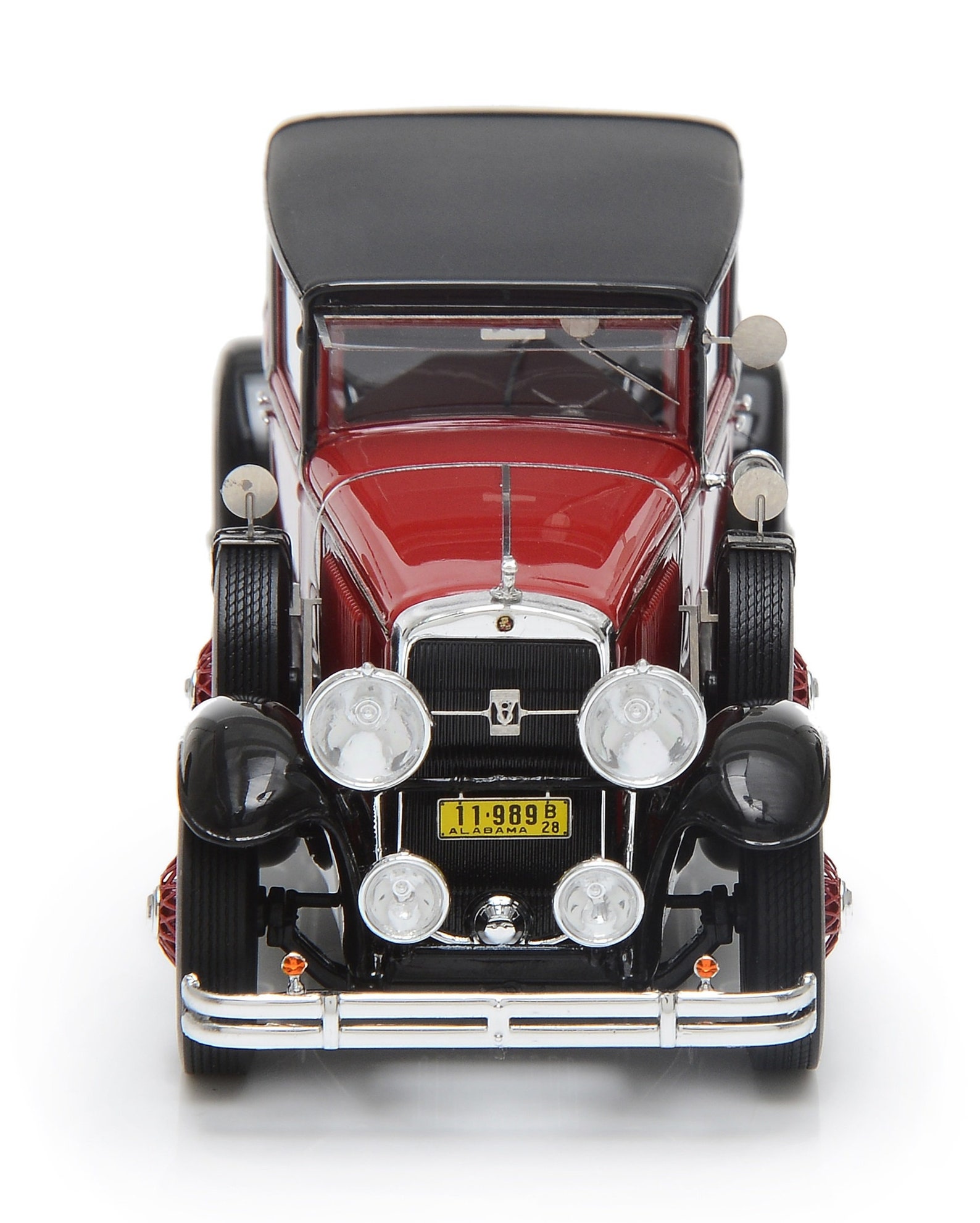 Cadillac 341A Berline 1928 Rouge/Noir – Miniature 1/43 Esval – NEUVE En Prévente