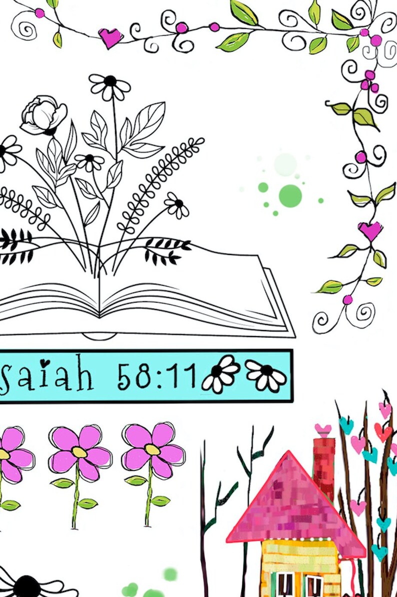 Grow a Garden, Bible Journal Page, Bible Journal, Faith, Christian ...