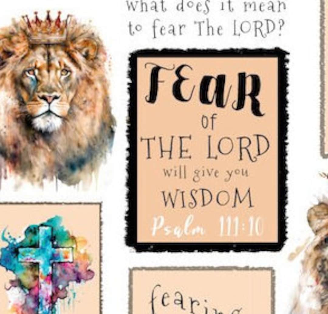 Fear the Lord What Does It Mean to Fear the Lord ,holy,bible Printable