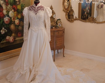 victorian bride dress