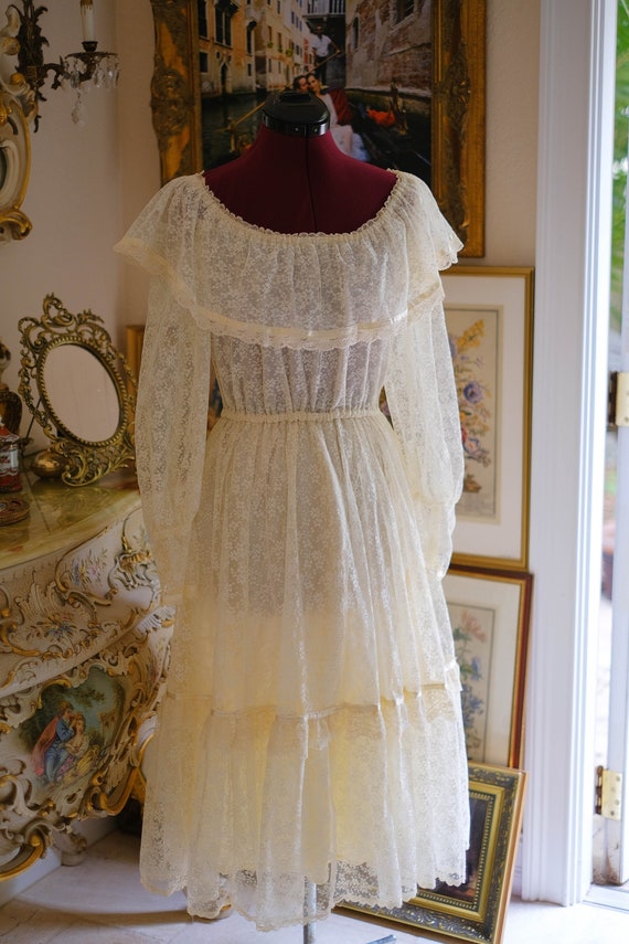 Gunne Sax Lace Dress