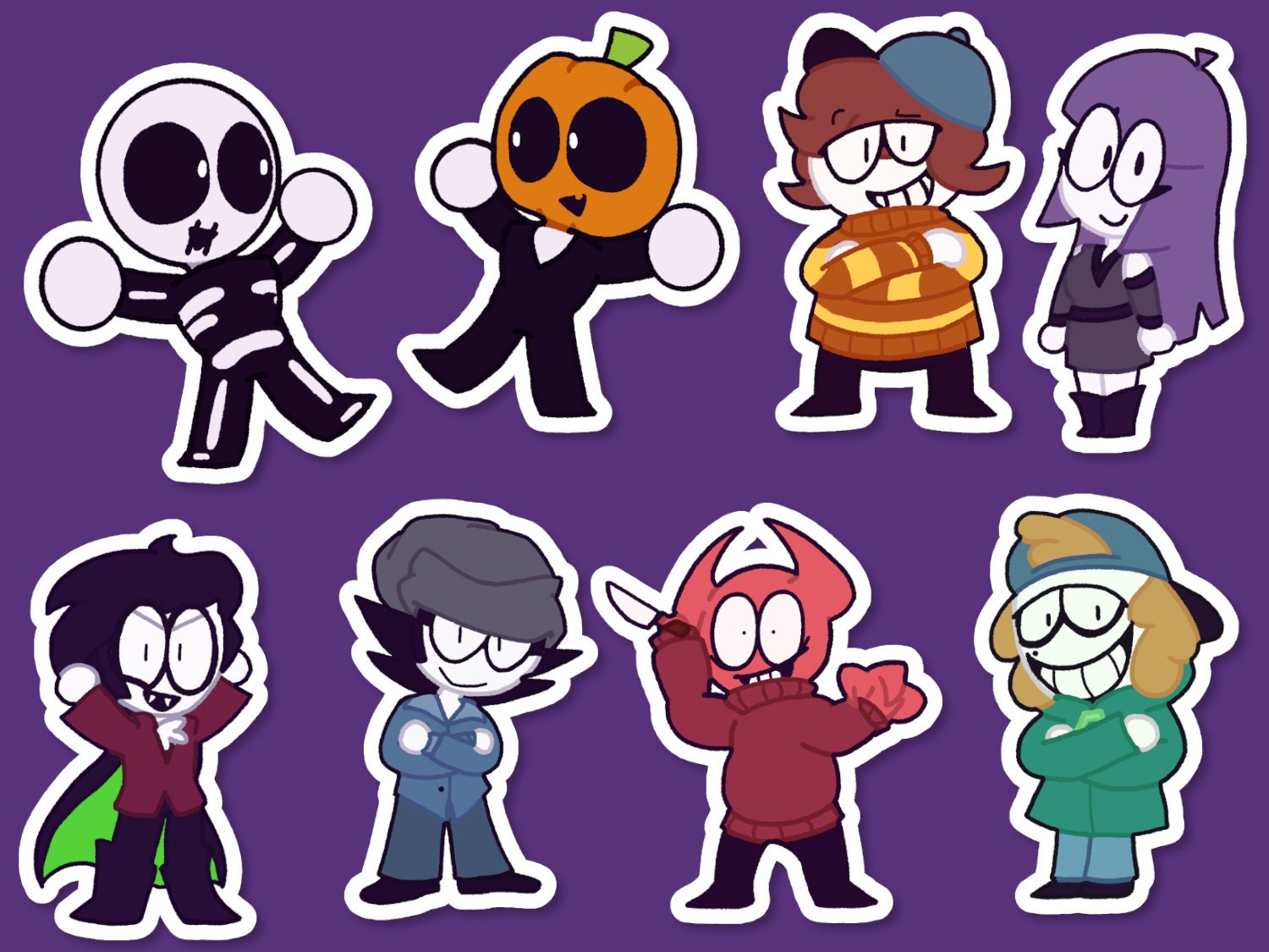 Spooky Month Pump and Skid Sticker  Spooky, Cartoon stickers, Month  stickers