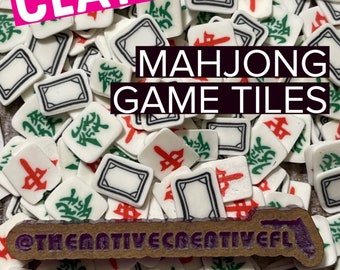 Mahjong game tiles clay slices 5g * supplies