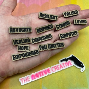 Inspiring words exclusive silicone mold for resin crafting *made to order