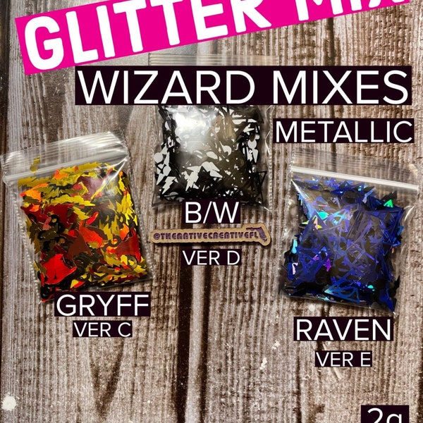 Wizard house sorting glitter mixes 2g * supplies