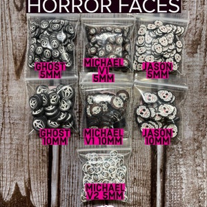 Horror faces clay slices 5g * supplies