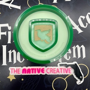 Eagle crest shaker phone grip / badge reel silicone mold for resin crafting *made to order