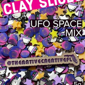 Ufo space exclusive mix clay slices 5g * supplies