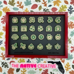 Autumn 2021 version earring studs / shaker bits palette silicone mold for resin crafting *made to order