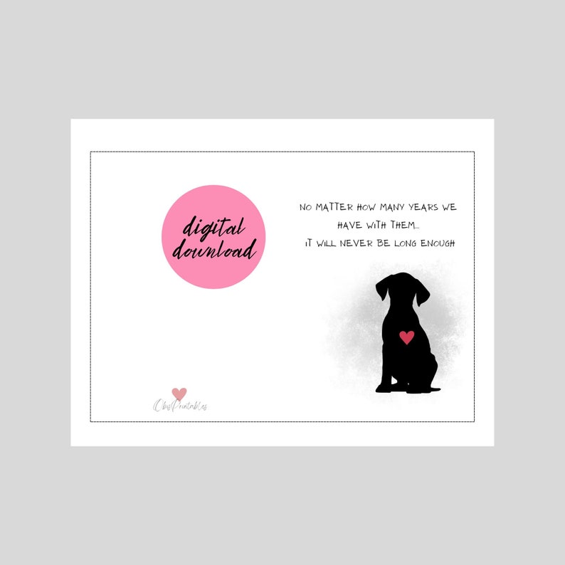 Dog Sympathy Card Printable, Pet Condolence Card, Pet Sympathy, Pet ...