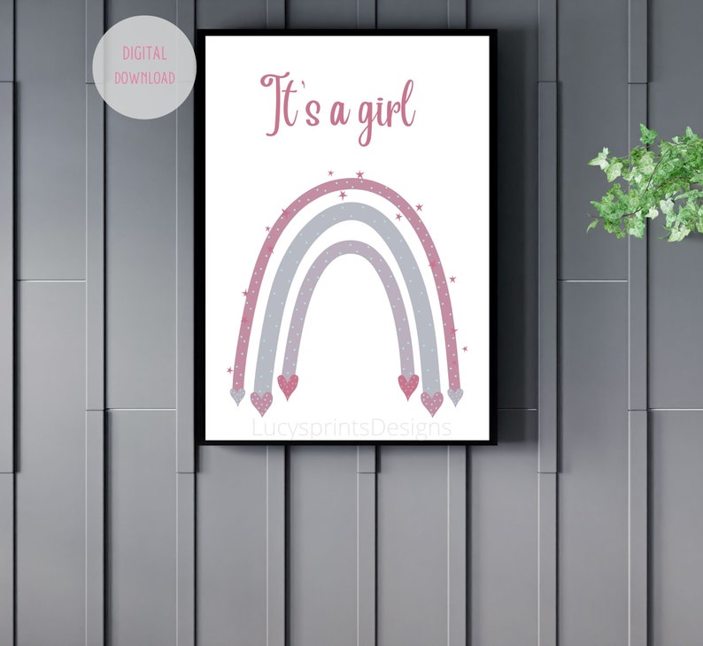 Its A Girl Printables