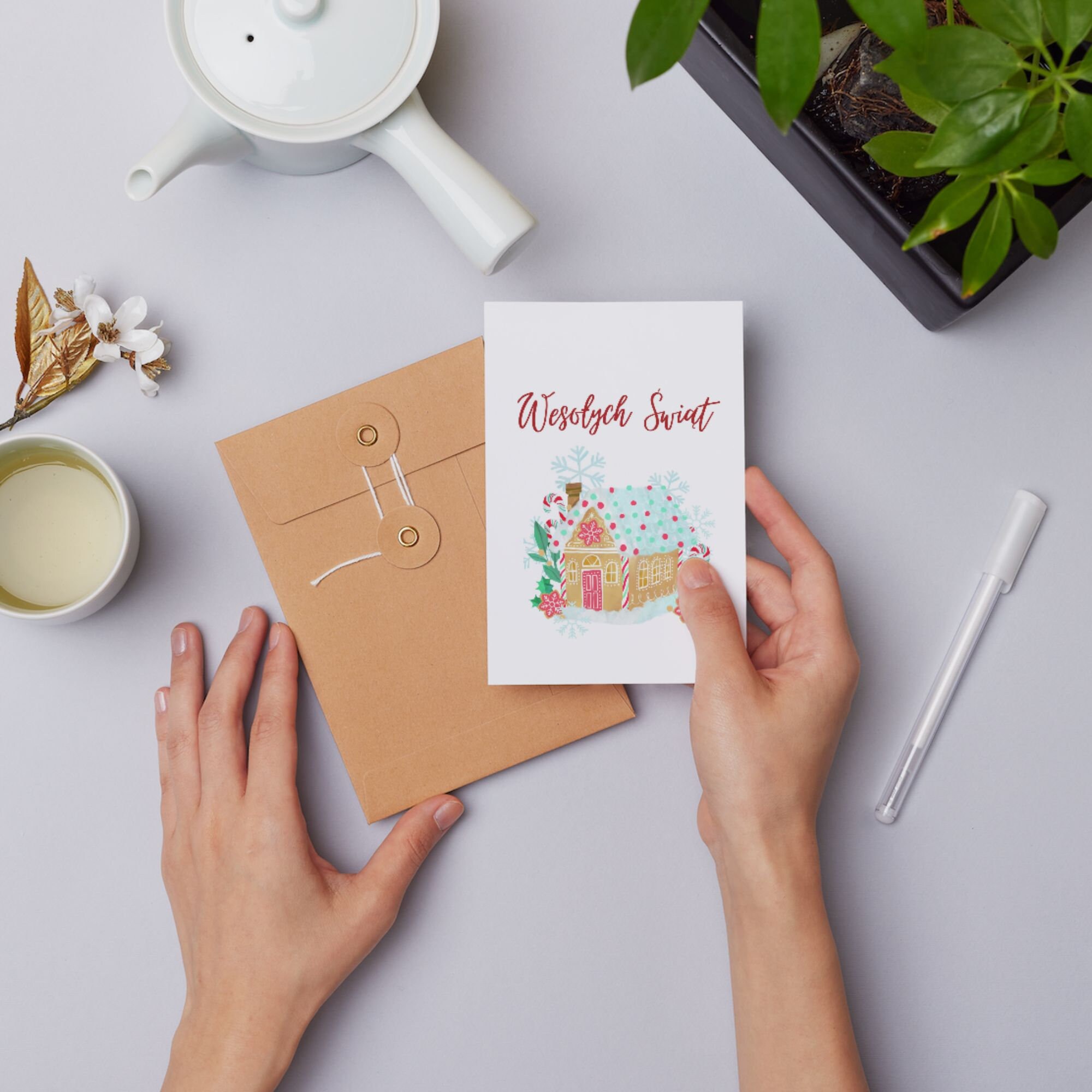 Polish Christmas Card, Printable Card .wesołych Świąt, Polska Kartka ...