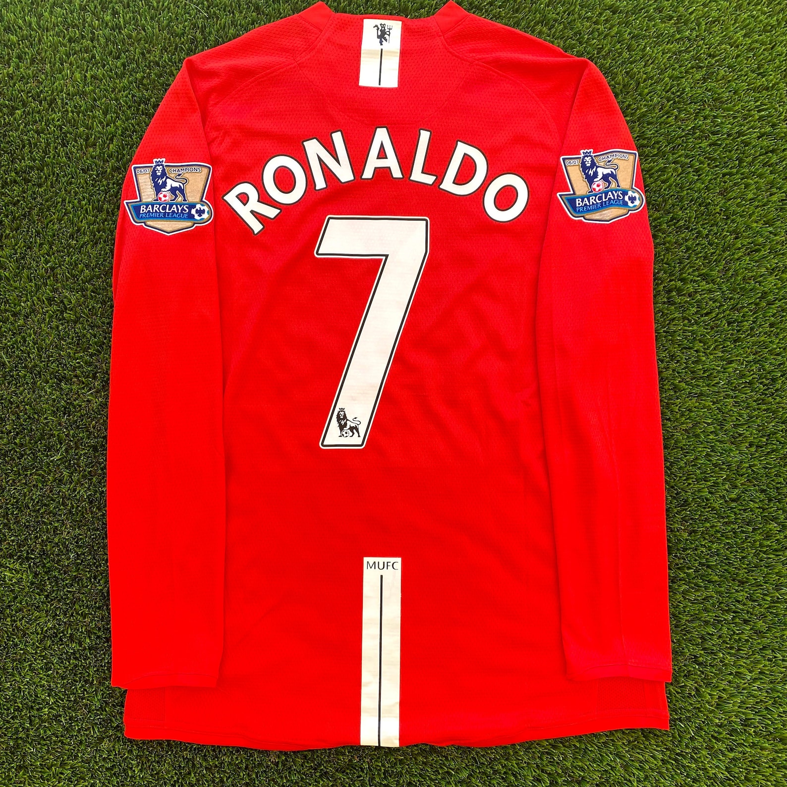 Ronaldo 2008 Manchester United Jersey EPL Patches Long Sleeve Etsy