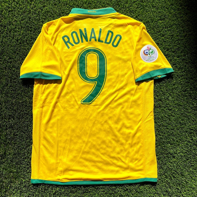 Brazil 2006 World Cup Jersey Ronaldo R9 Brazil Kit Retro Etsy