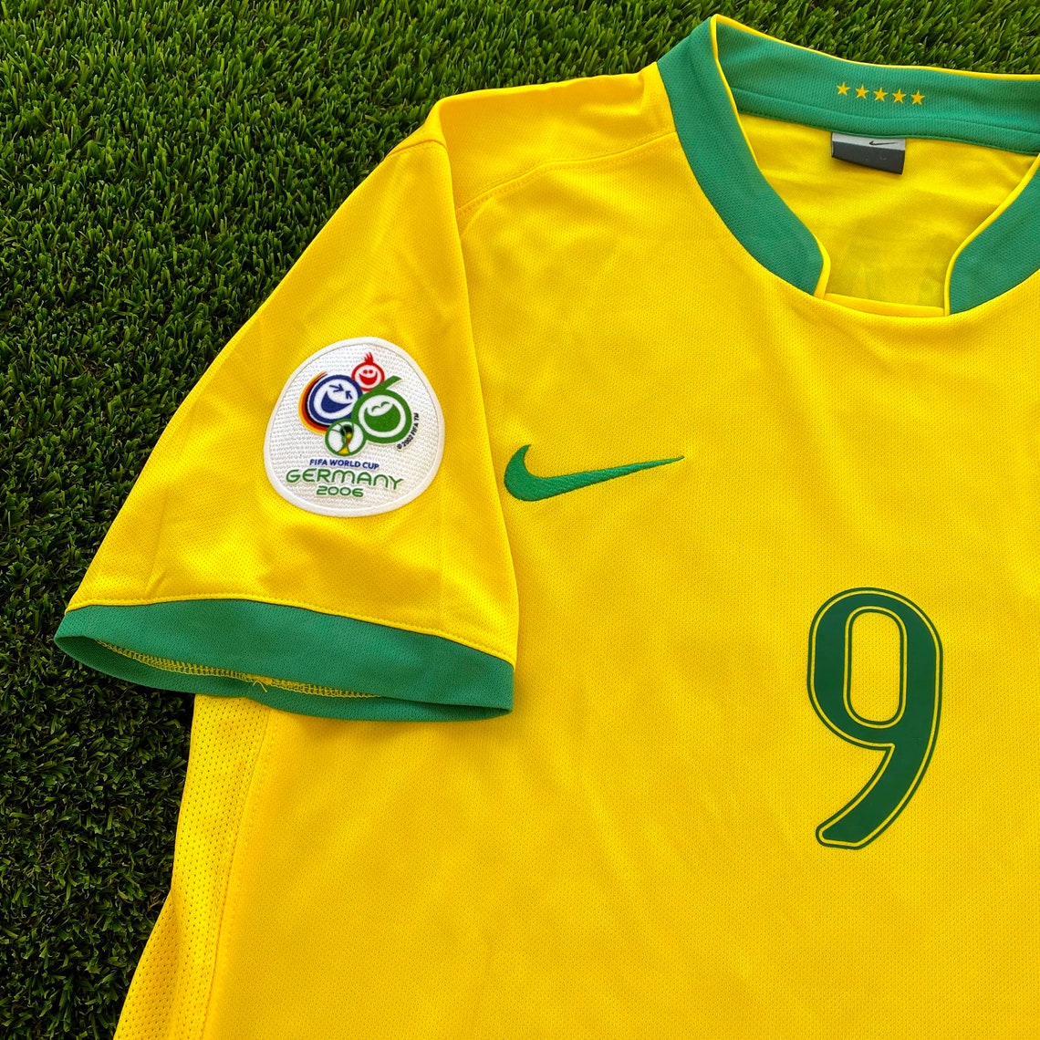 Brazil 2006 World Cup Jersey Ronaldo R9 Brazil Kit Retro | Etsy