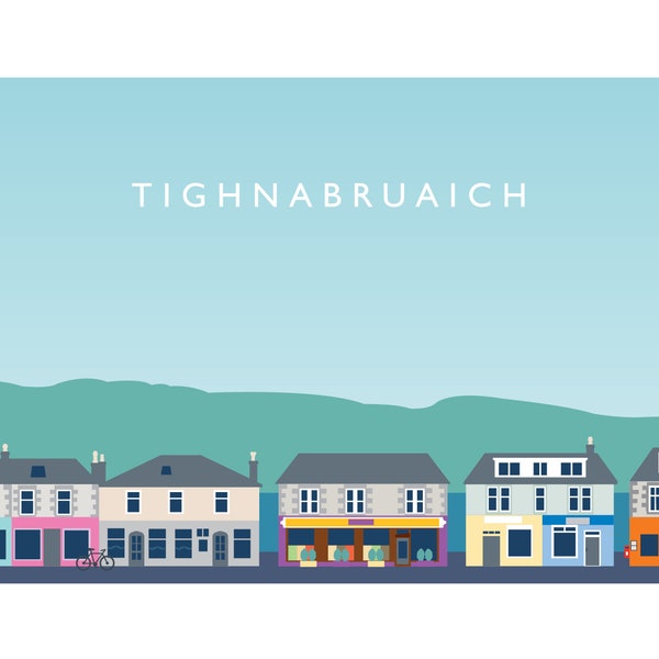 Shore Road Tighnabruaich Greeting card