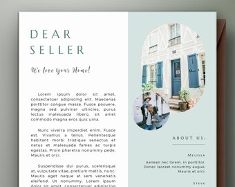 Letter to Seller Template, Real Estate Editable House Offer Letter, Offer Letter Template, Buyer Offer Letter, Dear Seller Letter Template