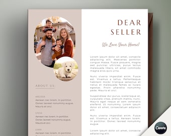 Home Offer Letter for Canva, Real Estate Editable House Offer Letter, Letter to Seller Template, Offer Letter Template, Buyer Offer Letter