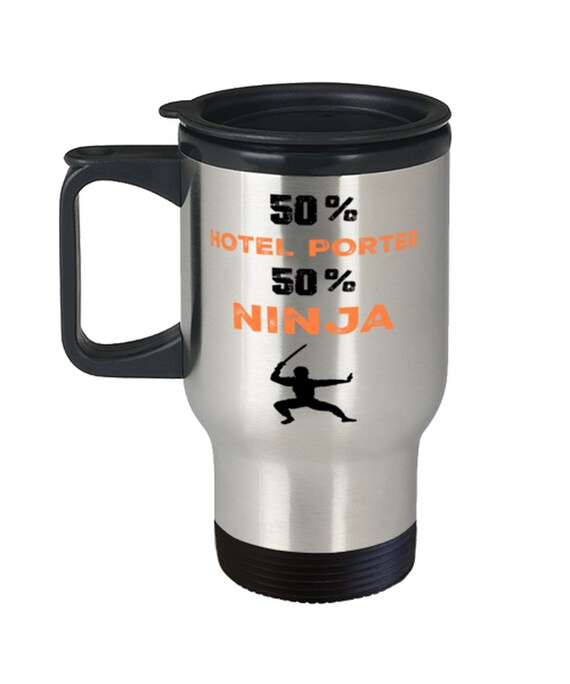 Hotel Porter Ninja Travel Mug Unique 