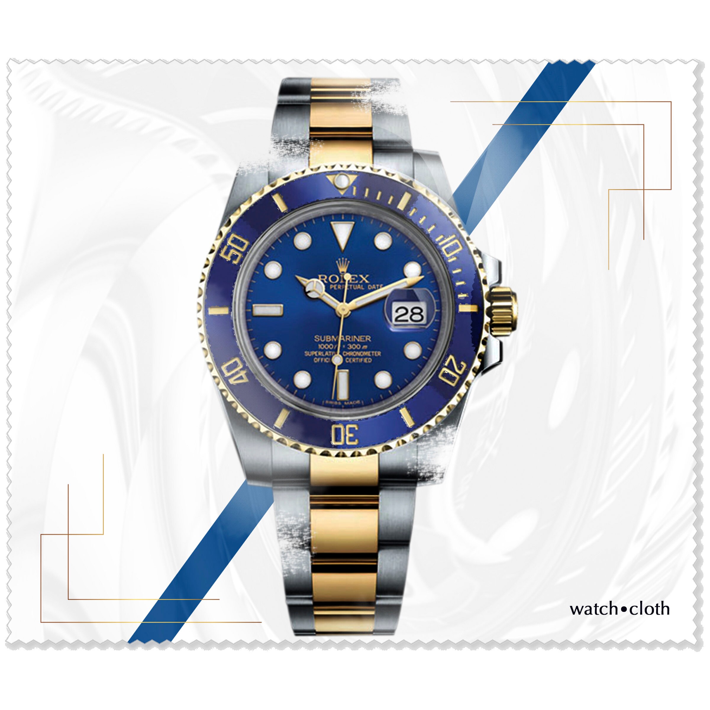 Rolex Submariner Bluesy Cloth Watch not included Etsy