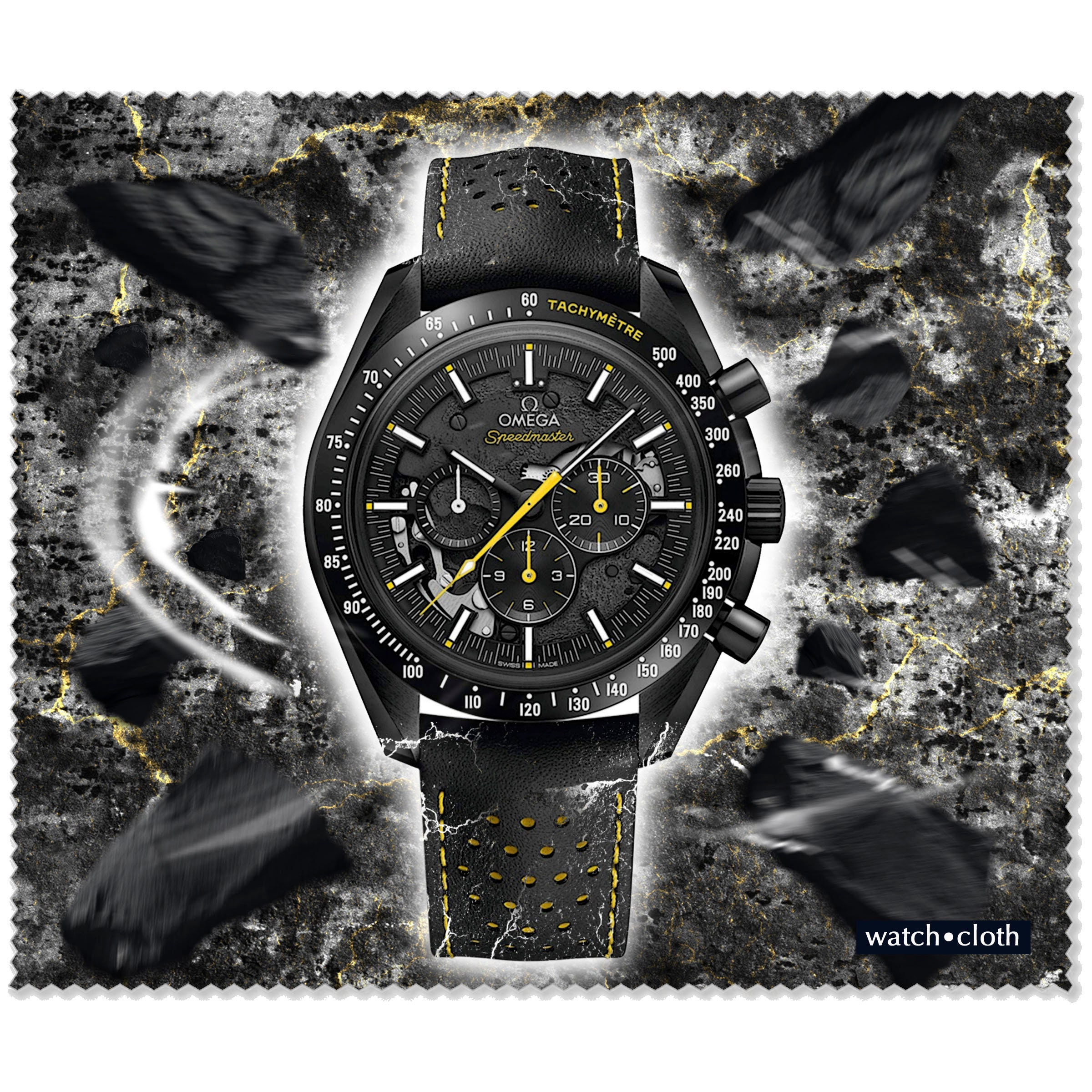 Omega Speedmaster Darkside of the Moon Cleaning Cloth NOT A - Etsy