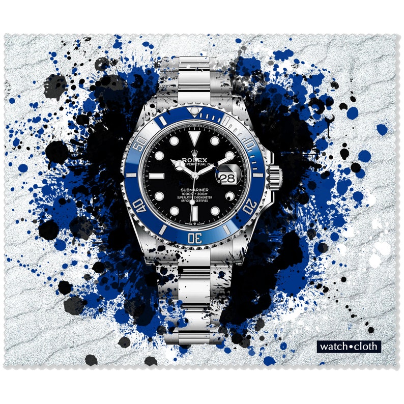 Rolex Submariner Cookie Monster Cleaning Cloth NOT A WATCH Etsy