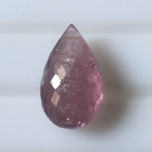 Natural Pink Tourmaline Teardrops Faceted Tourmaline Gemstone Faceted Tourmaline Drops Faceted Pink Tourmaline Faceted Tourmaline Drilled
