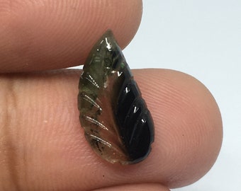bi tourmaline carving tourmaline gemstone tourmaline leaf bio tourmaline carving natural tourmaline