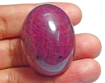 Cabujón de rubí, piedra preciosa de rubí, rubí suelto, cabujón de piedra preciosa, óvalo de cabujón de rubí, cabujón de rubí natural, cabujón de piedra preciosa de rubí, 316.0Cts