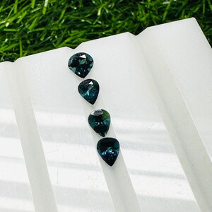 AAA++ Natural Blue Tourmaline Pair Tourmaline Cut Gemstone Tourmaline Pair Beautiful Tourmaline Pair Tourmaline Gemstone Faceted