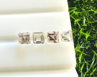 Top Quality Natural Tourmaline Faceted Tourmaline Gemstone White Tourmaline Pair Tourmaline Cut Pair Tourmaline Making For Jewellery