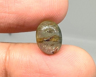 AAA Quality Tourmaline Cabochon: Loose Tourmaline Cabochon, Rare Tourmaline Cabochon Gemstone (10x7.80x4.50mm)